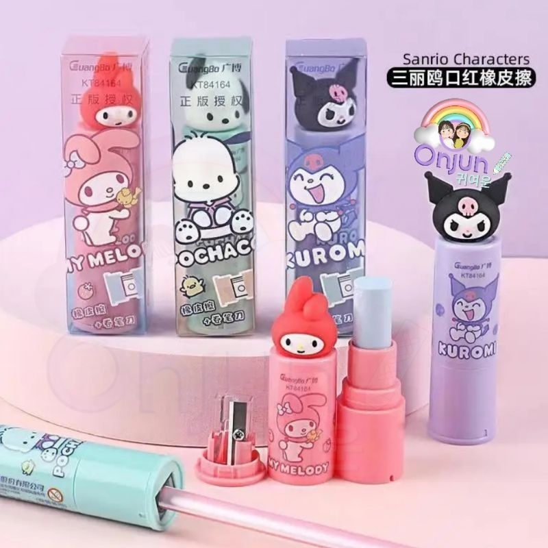 

2 in 1 ERASER SHARPENER/PENGHAPUS RAUTAN SANRIO ORI