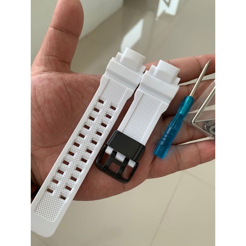 Strap tali jam tangan Gshock putih GA1000 GA1100
