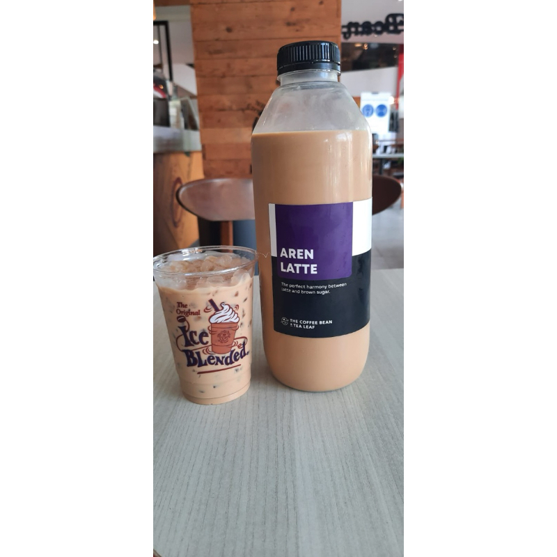 

Coffee bean rasa Aren latte