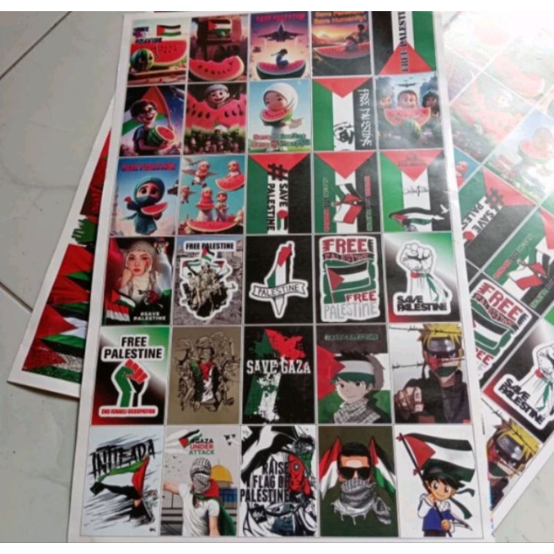 

1 Lembar stiker Palestina ukuran -+ 50×30 cm / stiker keren Merdeka Palestina