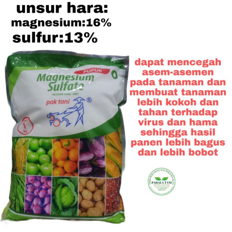 magnesium sulfat/pupuk magnesium/magnesium pak tani/pupuk sulfat