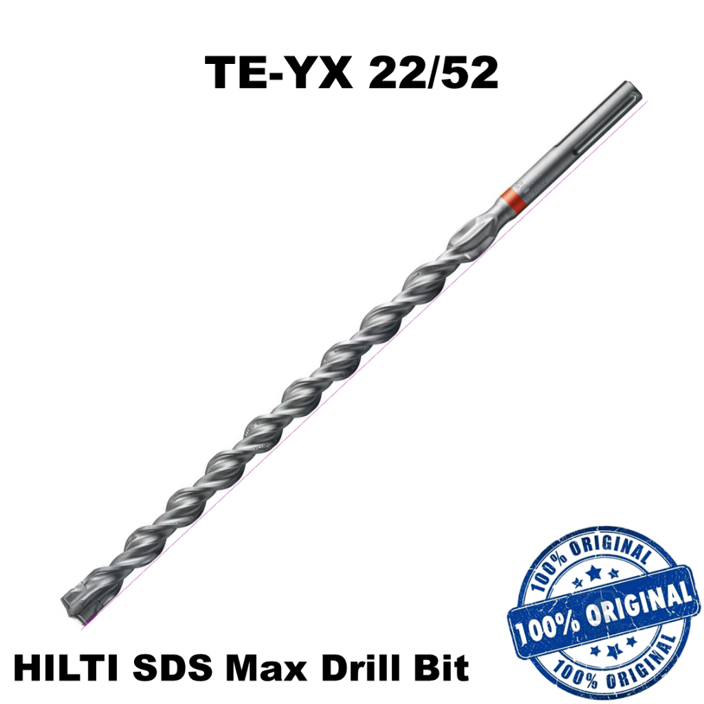 Mata Bor Beton HILTI TE-YX 22/52 SDS MAX | HILTI Hammer Drill Bit TE-YX 22/52 SDS MAX