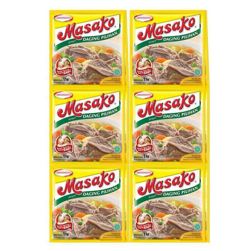 

Masako Sapi Sachet (12 PCS) - MASAKO BUMBU PENYEDAP RASA SAPI