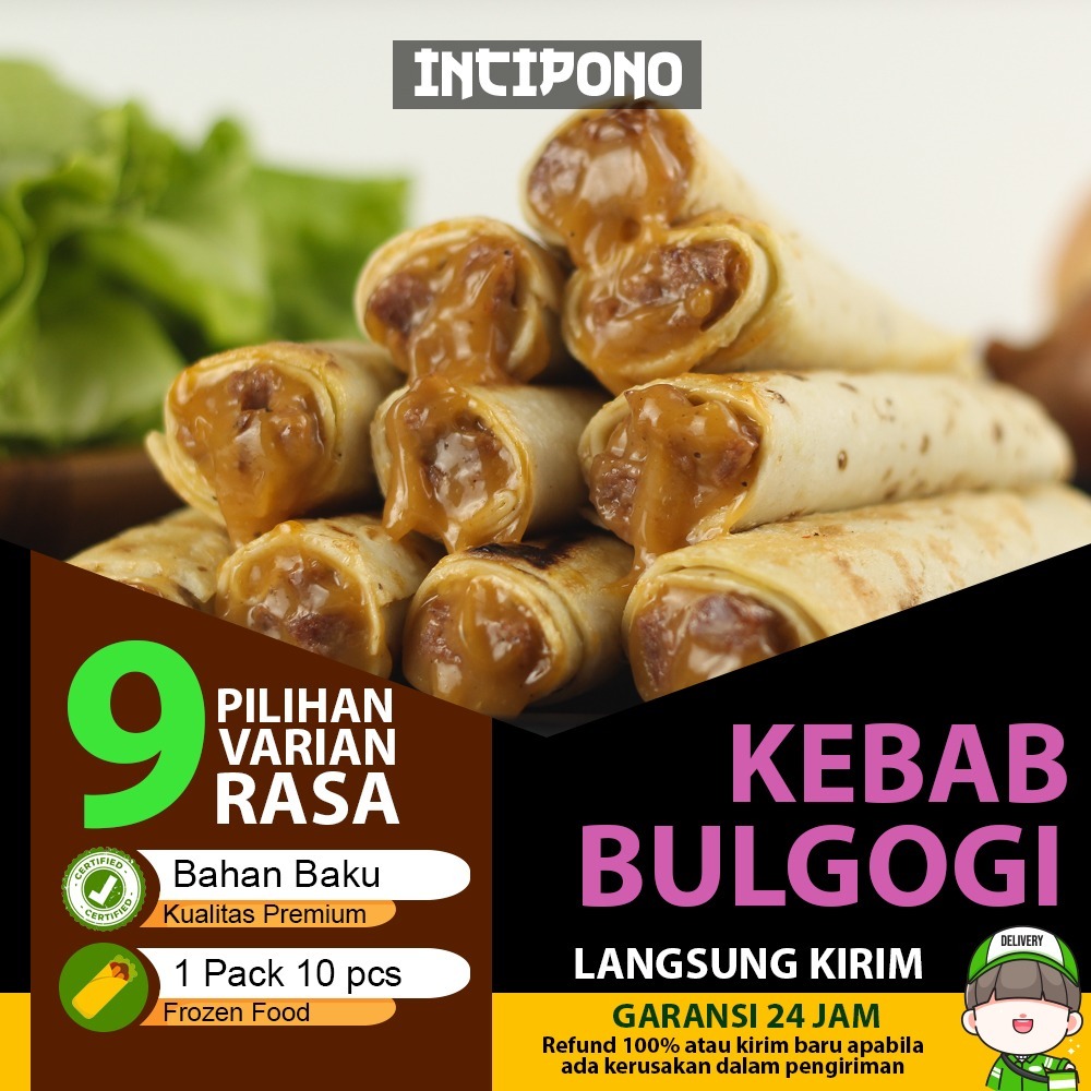 

Incipono Kebab Bulgogi Mini Frozen 1 Pack Isi 10 Pcs Kebab Daging Frozen Food Halal Premium