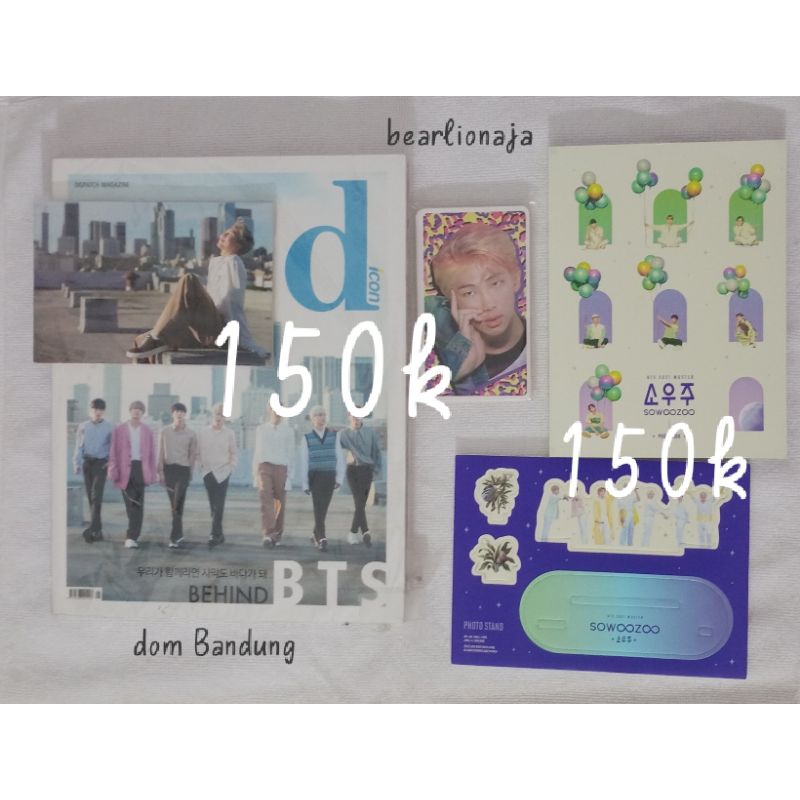 Magazine Majalah Photobook Dicon BTS 2018 fullset postcard dan photocard