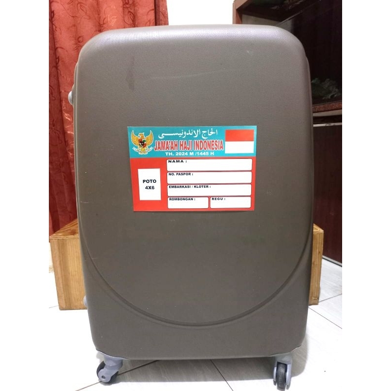 STIKER KOPER HAJI UMROH 1 set isi 3pcs