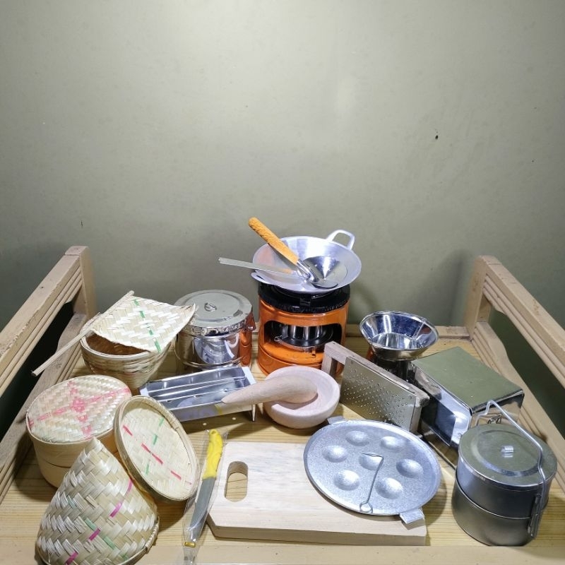 Mainan Masak Masakan Anak Paket Kumlit Banget / Mainan Mini Masak Masakan Kompor Mini