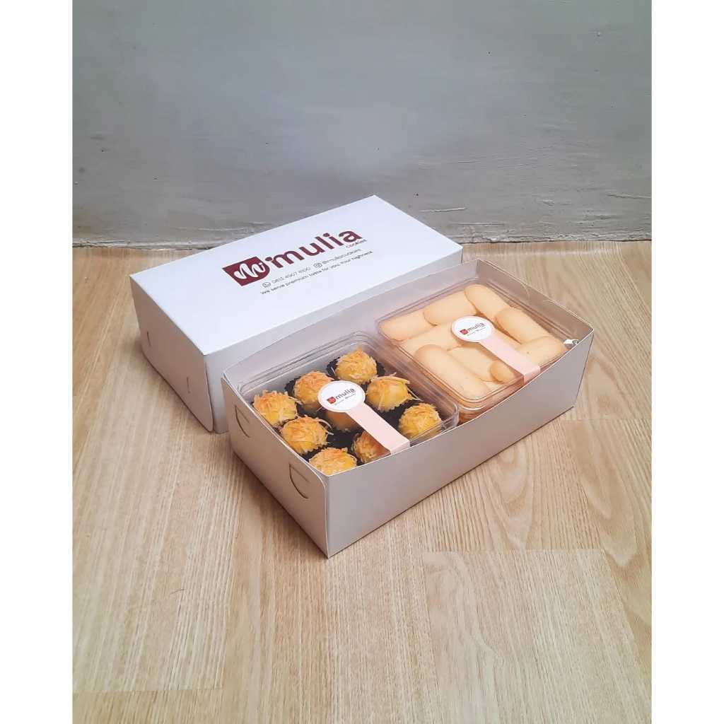 

Paket Mix Nastar Keju + Lidah Kucing - By Mulia Cookies