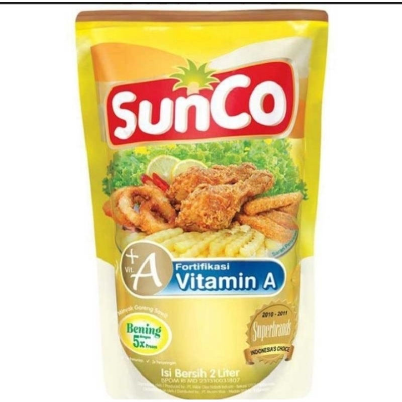 

Minyak goreng sunco 2 liter