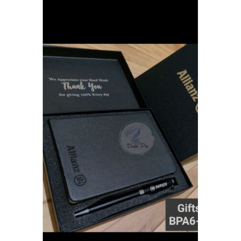 

gifset hampers elegan pulpen metal dan notes A6 cocok utk kado souvenir dan promosi