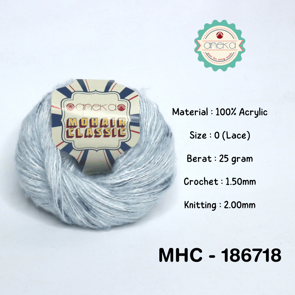 ANEKA - Benang Rajut Mohair Classic / Benang Anggora - 186718