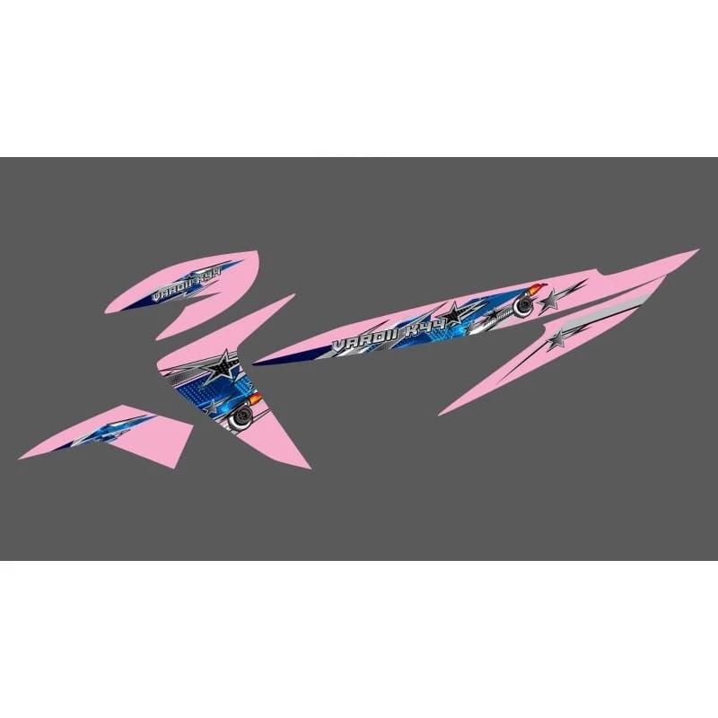 STRIPING STICKER TRANSPARAN VARIO 110 MOTIF LIVERY DIESEL TERBARU