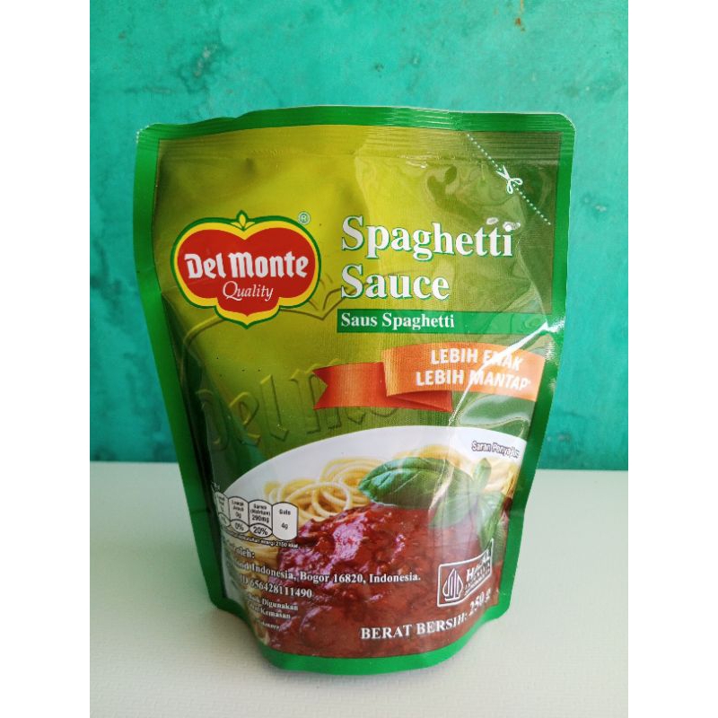

Saus Spaghetti Delmonte 250 Gram