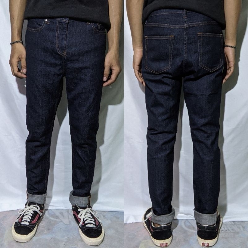 Celana Panjang Longpants Jeans Lowrys Farm Blue Indigo Skinny Original Second Preloved #CJ305