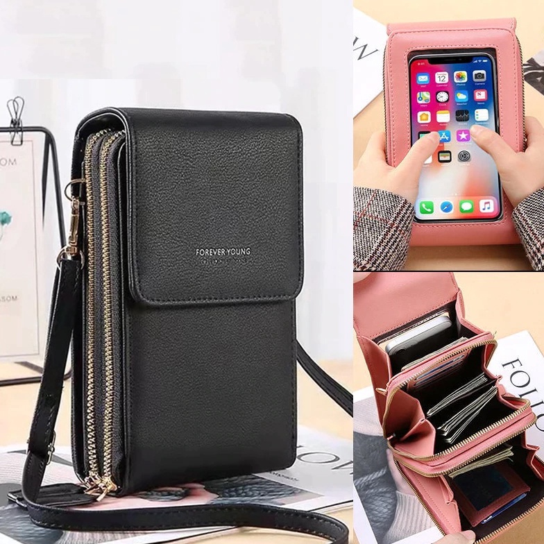 KODE P56P Tas Selempang Untuk Hp Dan Dompet Wanita Model Import Korea Kecil Murah Kekinian