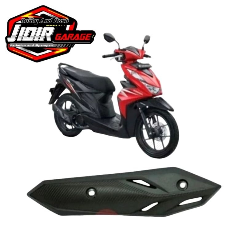 Tutup Knalpot Beat Deluxe Cover Knalpot Beat Deluxe Beat Esp 2020-2023