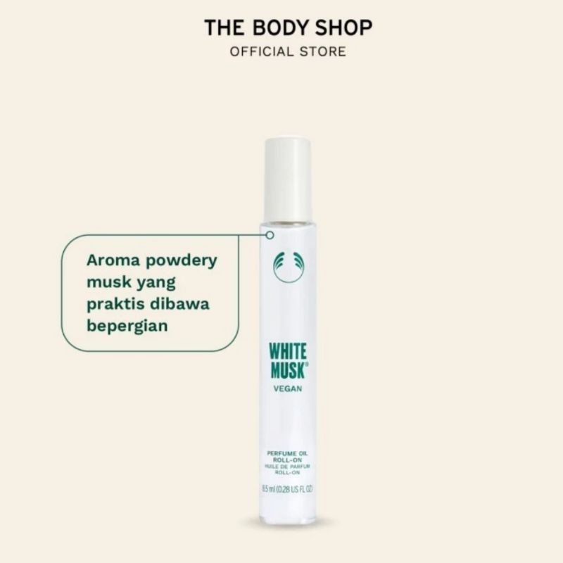 The Body Shop White Musk Perfume Oil Roll On 8.5 ml