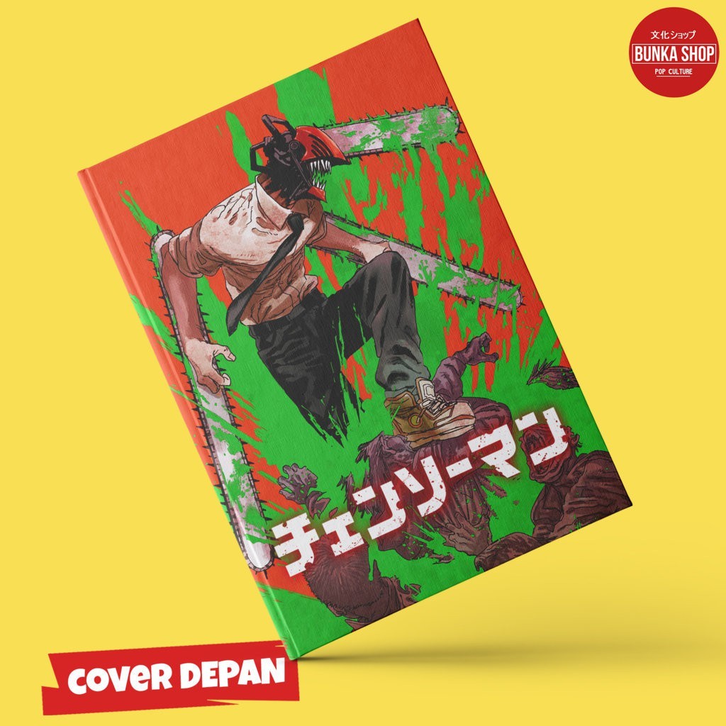 

Pocket Note Anime Chainsaw Man 2 Denji Hardcover A6 Buku Tulis Catatan Notes Agenda Planner Jurnal