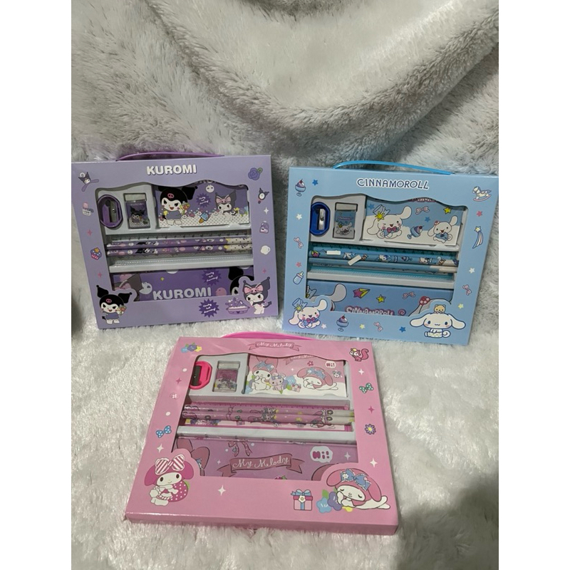 

059 set pensil sanrio cinnamoroll / kuromi / my melody