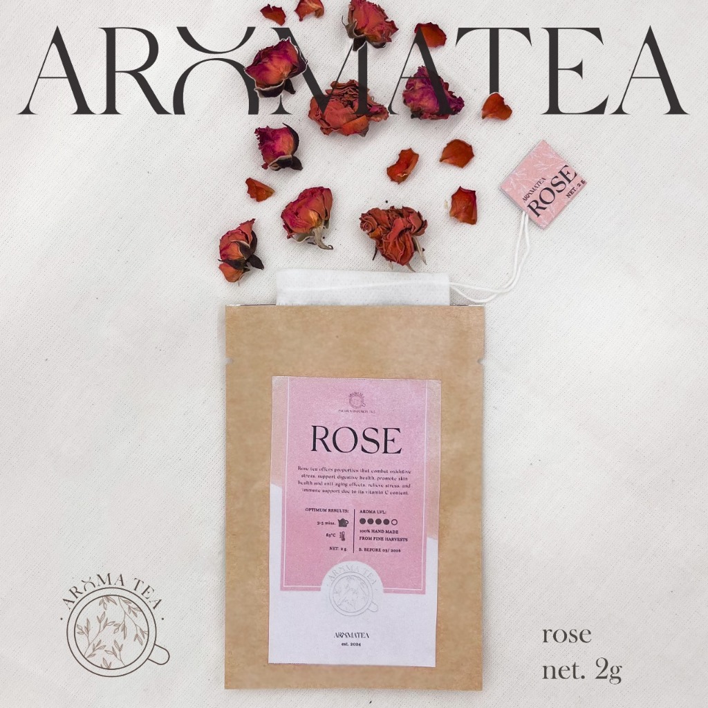 

AromaTea - Teh Bunga Mawar kering - AromaTea Rose Bud 3 Gram Yunnan Nylon Teabag