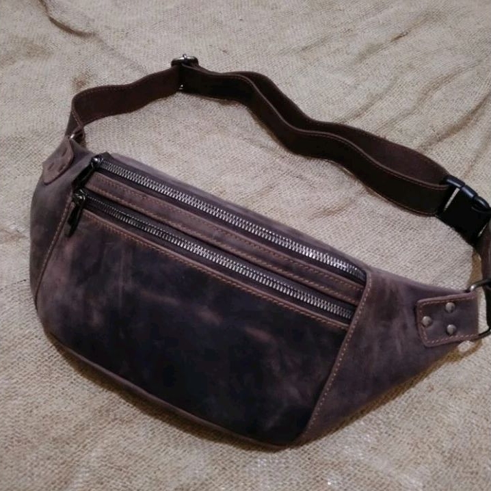 WAIST BAG KULIT ASLI
