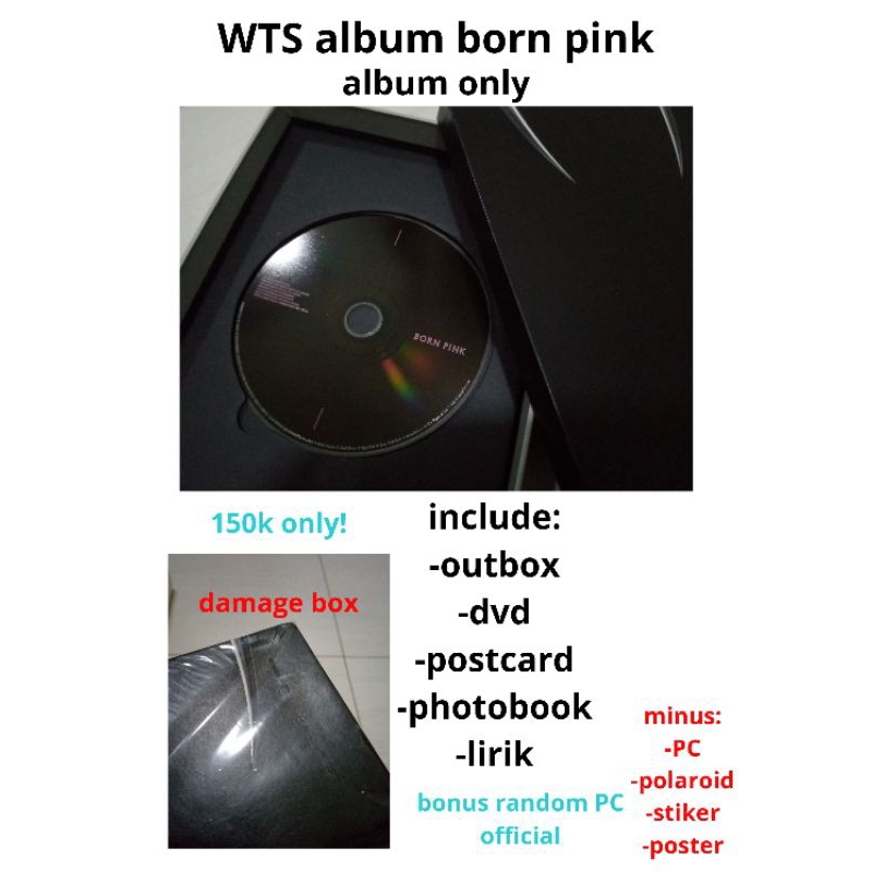 born pink album only