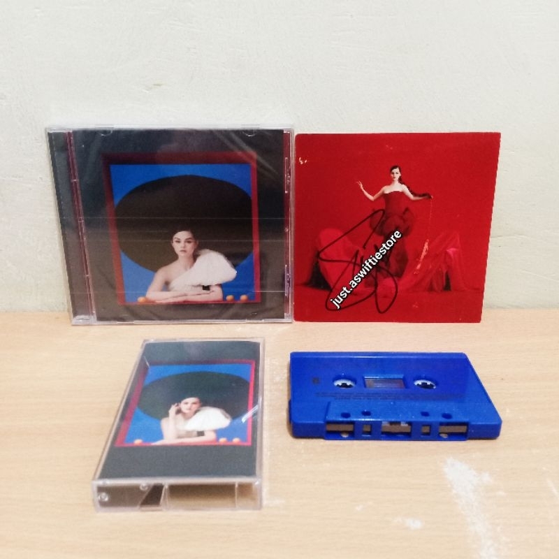 Selena Gomez Signed Revelaciòn Bundle CD Cassette Signed Artcard Official Merch merchandise UK Exclu