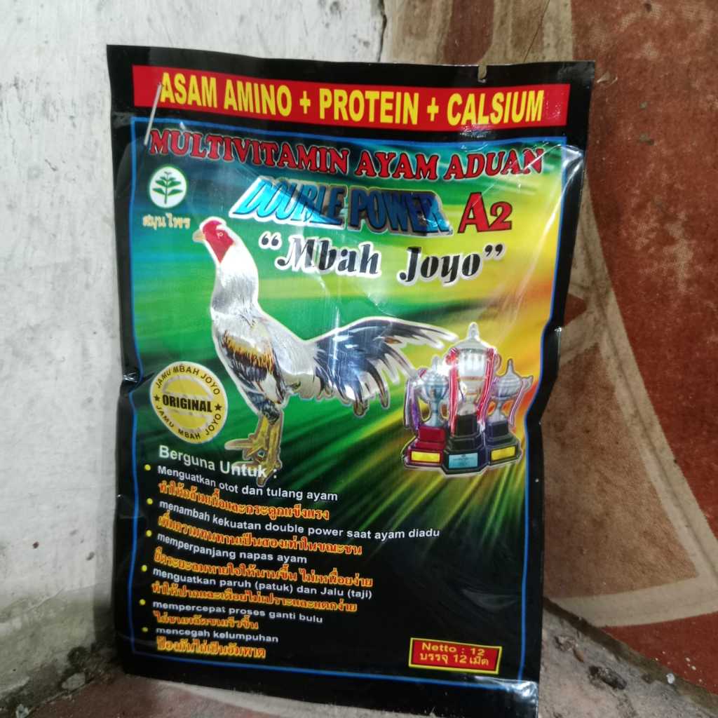 JAMU AYAM MBAH JOYO A2 DOUBLE POWER JAMU AYAM BANGKOK JAMU AYAM LAGA AYAM ADUAN