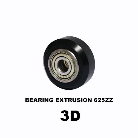 Roller bearing pom 3D printer router laser co2 v slot 625ZZ 625Z Deep Groove 625 ZZ 5mm x 16mm x 5mm