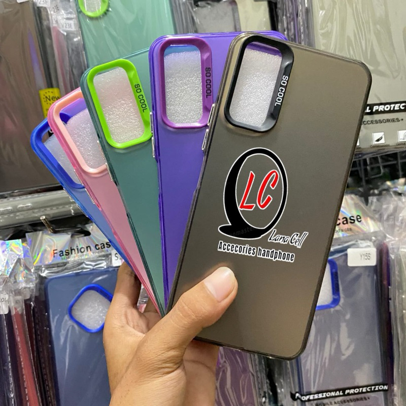 SOFT CASE IMD HYBRID VIVO Y20 Y20i Y20S Y20A Y11S Y12S Y12A COLOUR PLATE HOLOGRAM POLOS FULL COVER