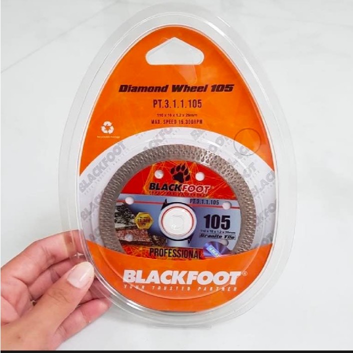 Pisau Potong Keramik / Pisau Granite Turbo Diamond Wheel 4inch BLACKFOOT