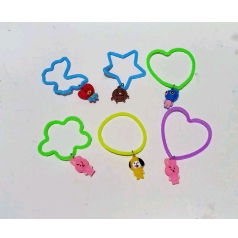 gelang karet bts/ gelang lucu korea random