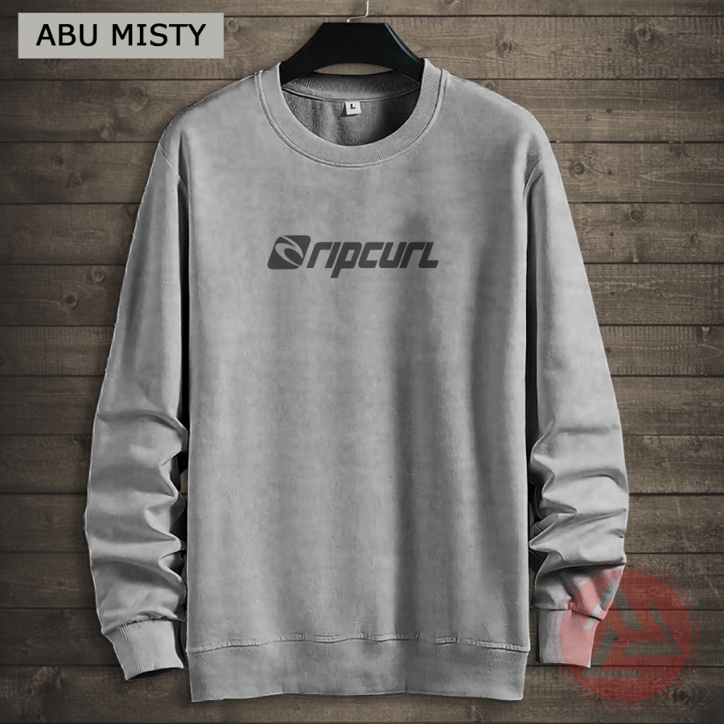 Sweater Crewneck Pria Wanita Oversize Ripcurl Big Size Jumbo Distro Premium S M L XL XXL XXXL XXXXL 