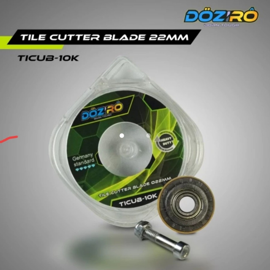 DOZIRO Mata Pemotong Keramik Sorong Dorong/Tile Cutter TICUB-10K