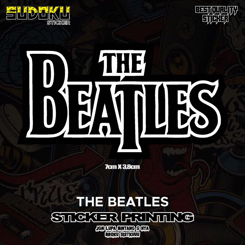 

STICKER STIKER PRINTING THE BEATLES VIRAL