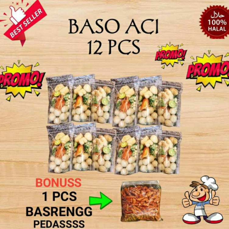 

Tren Baru Baso aci isi 12pcs baso Aci isi 12pcs murah baso Aci paket 12pcs murah boci sibakutalagi