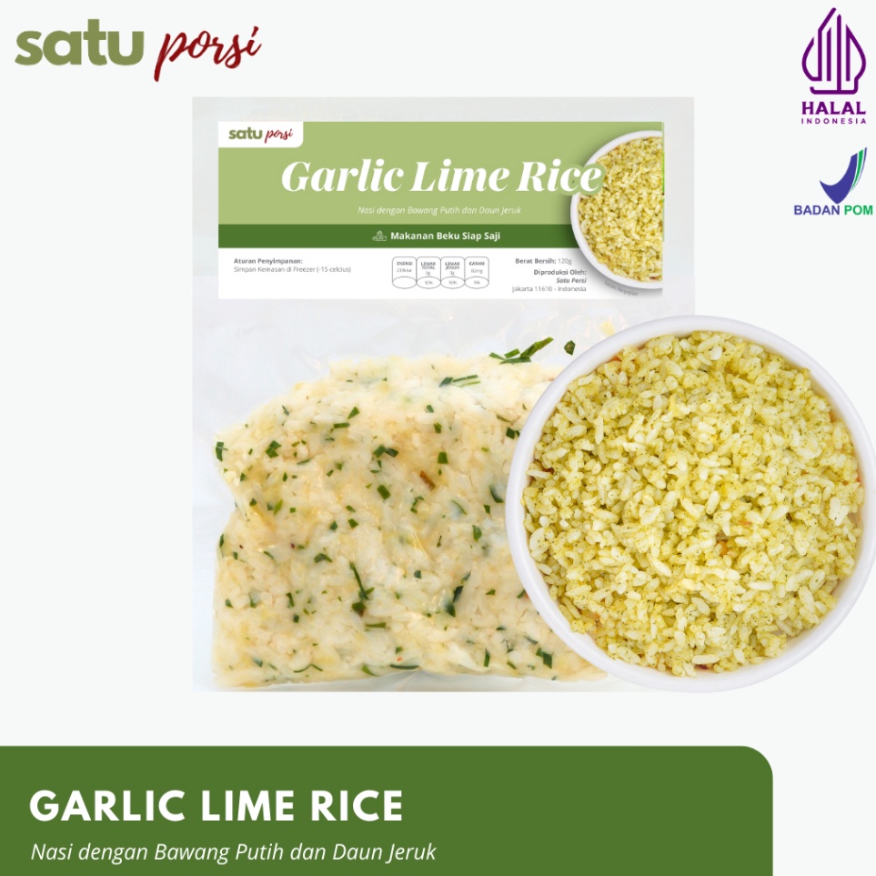 

New Product Satu Porsi Garlic Lime Rice