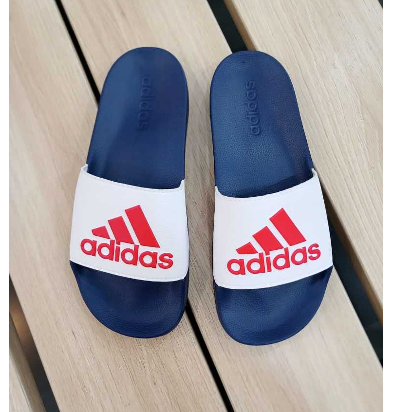 Sandal Slide - ADIDAS Adilette Shower - Navy / White / Red - [HQ6885] - Original