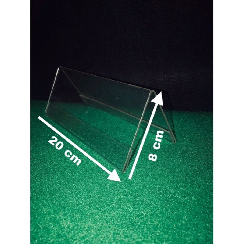 

papan nama meja akrilik 8cm x 20cm