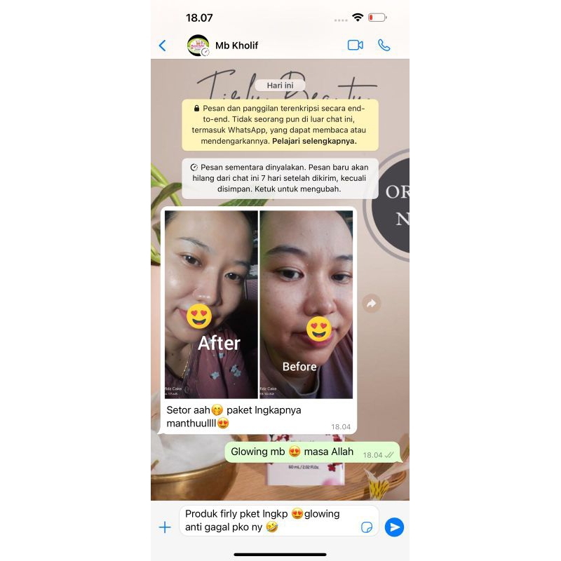 FACE TONER GLOW FIRLY BEAUTY