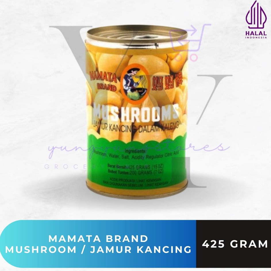 

Promosi Spesial Jamur Kaleng Mamata Brand Mushroom 425 Gram