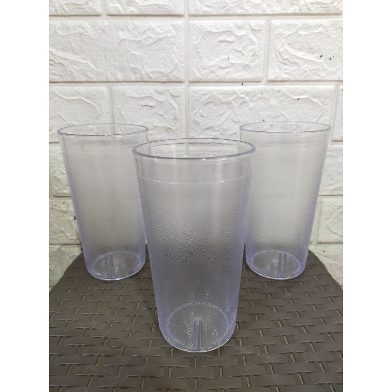 Gelas Akrilik Kaneta 500ml / Gelas Akrilik Motif Kulit Jeruk 500ml / Gelas Jus Akrilik / Gelas Akril