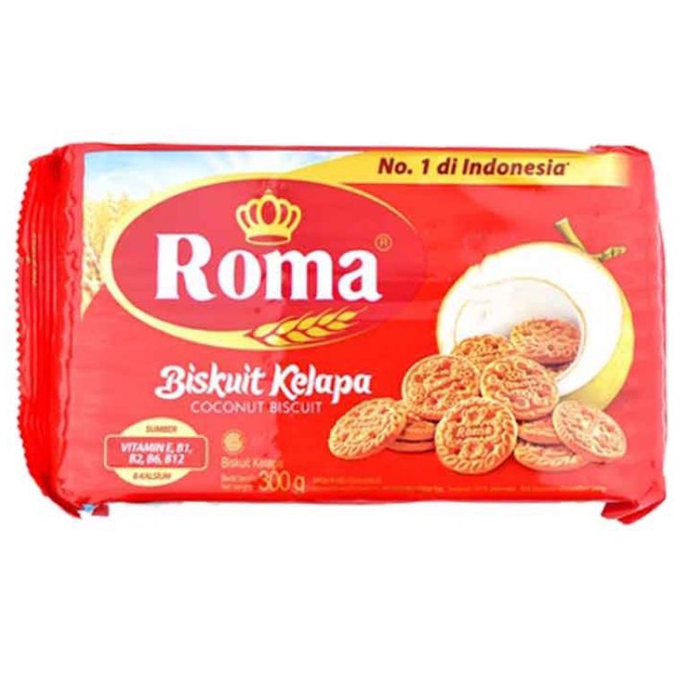 

Laku keraz ROMA Kelapa 3 gr BISKUIT Cemilan