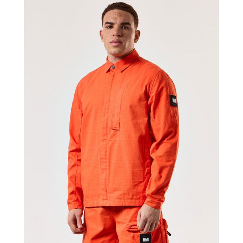 WEEKEND OFFENDER OVERSHIRT PORTER ORANGE