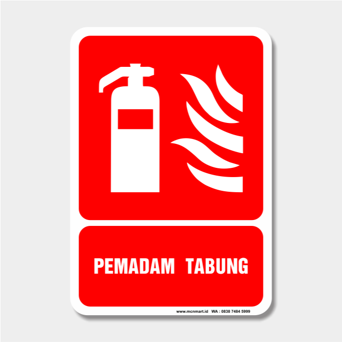 

Safety Sign Rambu K3 Kebakaran - Pemadam Tabung