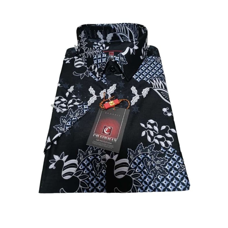 Chairman batik katun pendek Size M L Xl XXL