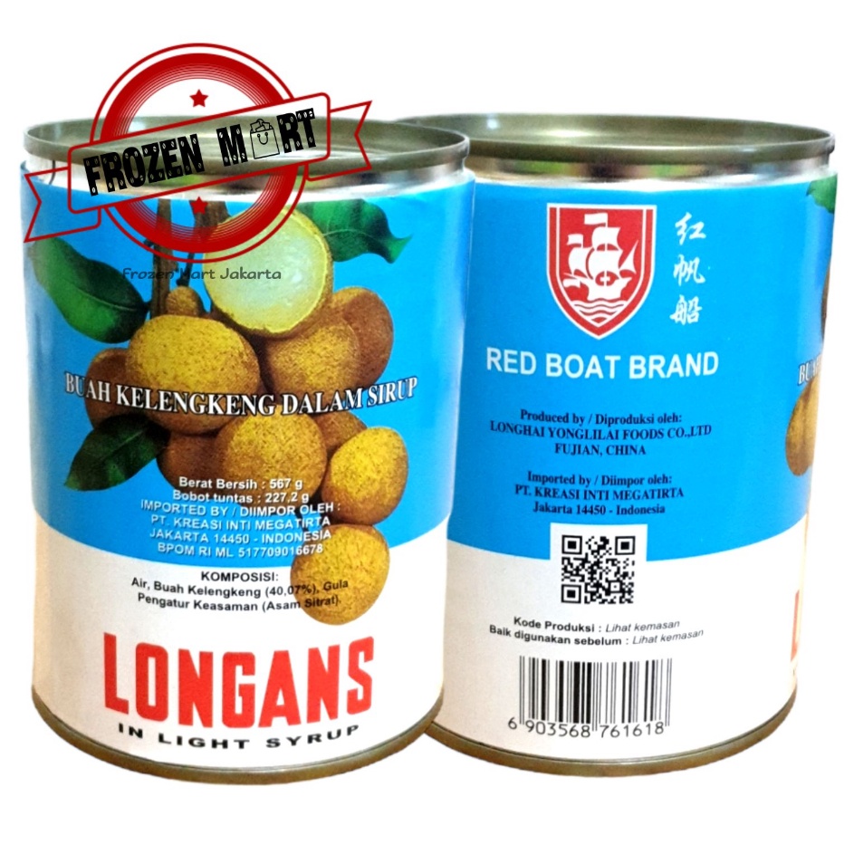 

Prioritas RED BOAT Longan in Syrup Buah Lengkeng Kaleng Longan in Can 567 Gr