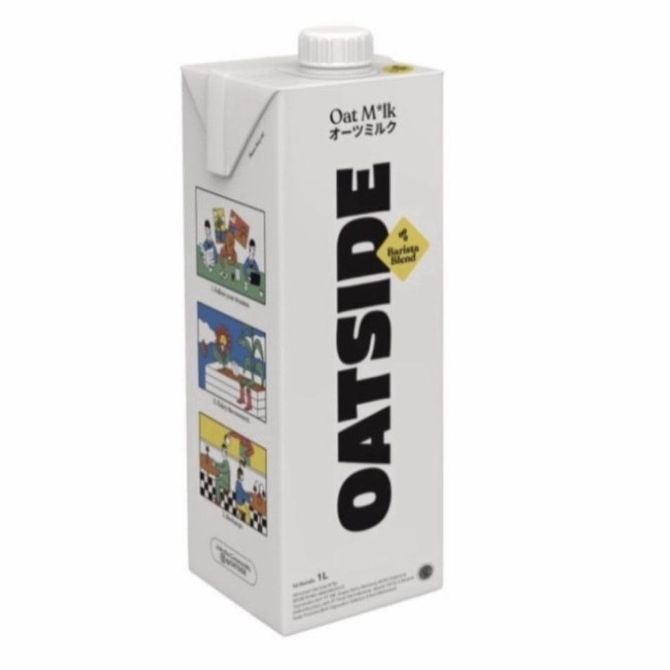 

Extra deals Oatside Barista Blend Milk 1liter Susu Oat Gandum Blend Milk GosendGrab