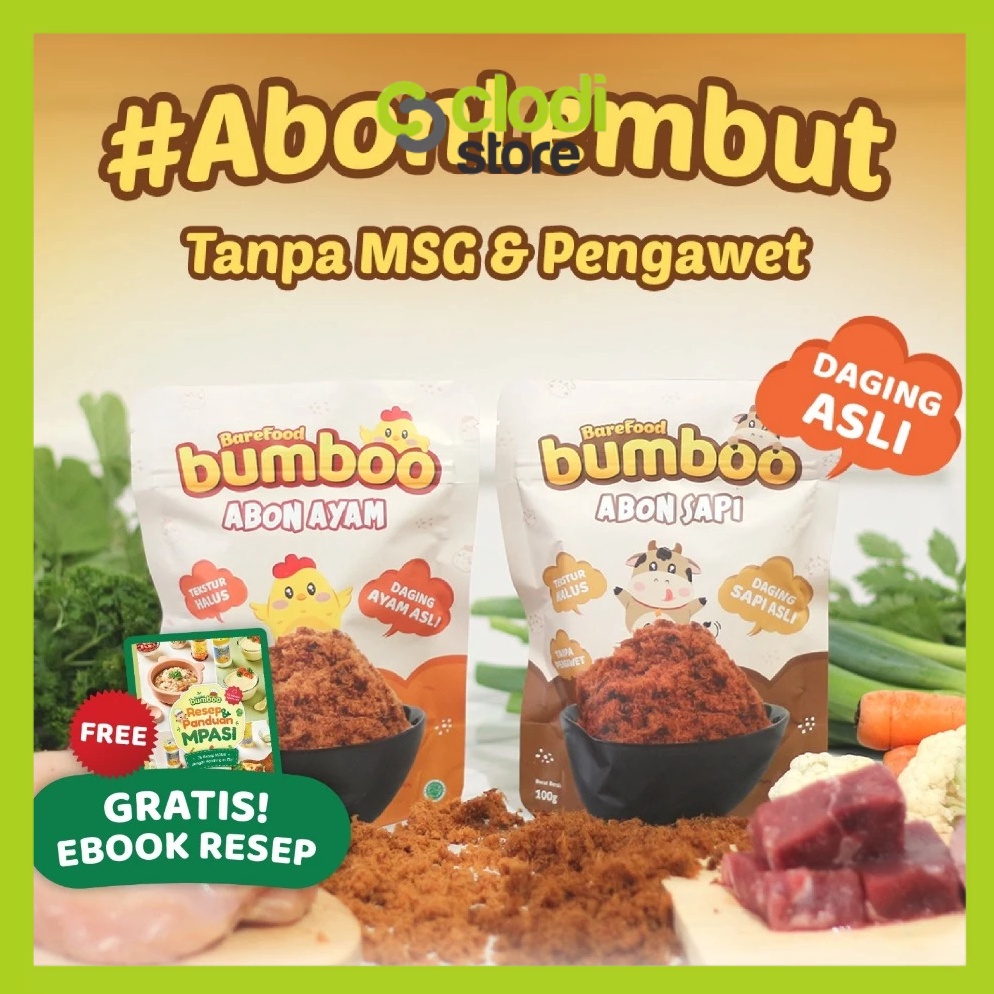 

Check Here BUMBOO Abon Asli Tekstur Lembut MPASI Si Kecil Sumber Protein Tanpa MSG Tanpa Pengawet