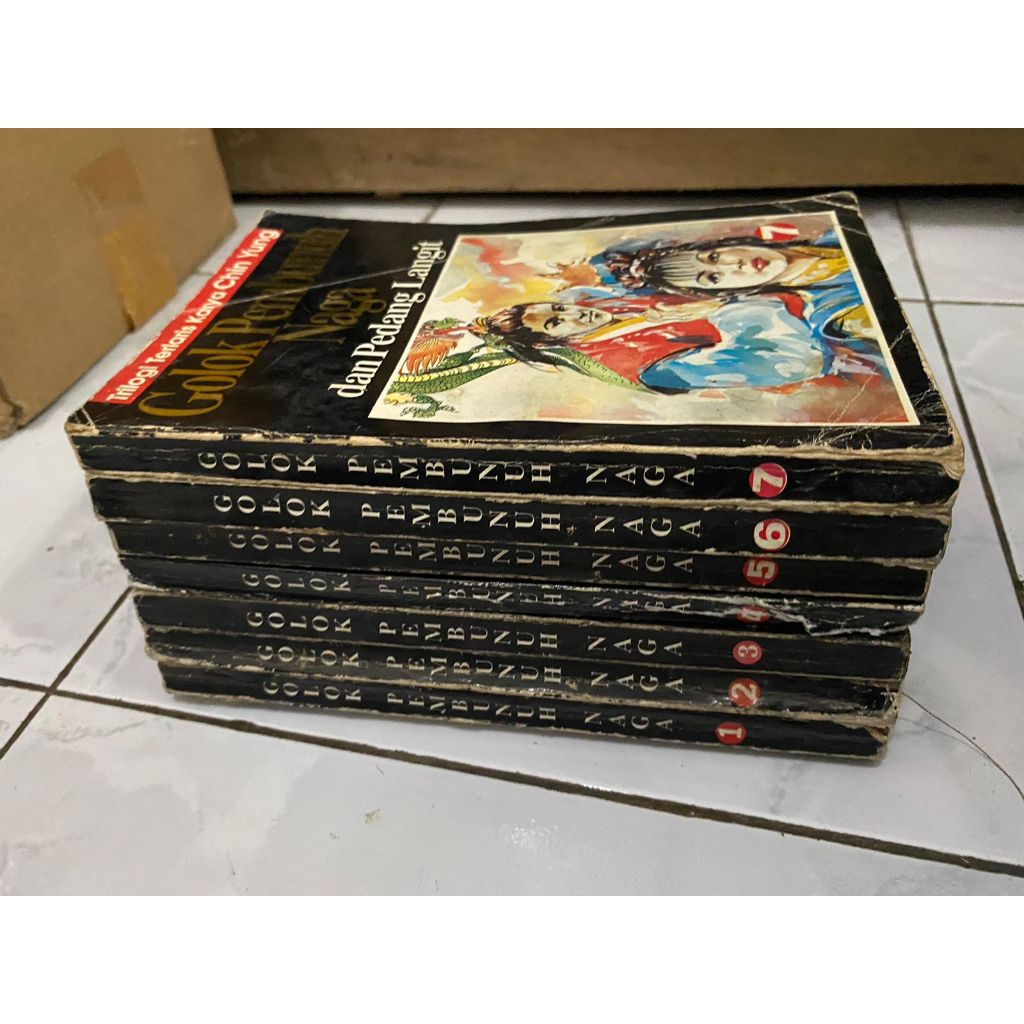 Novel Golok Pembunuh Naga dan pedang langit 1-7 tamat